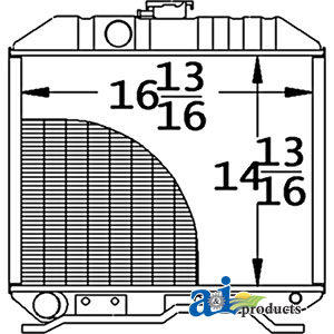 KU20050    Radiator---Replaces 17331-72060 